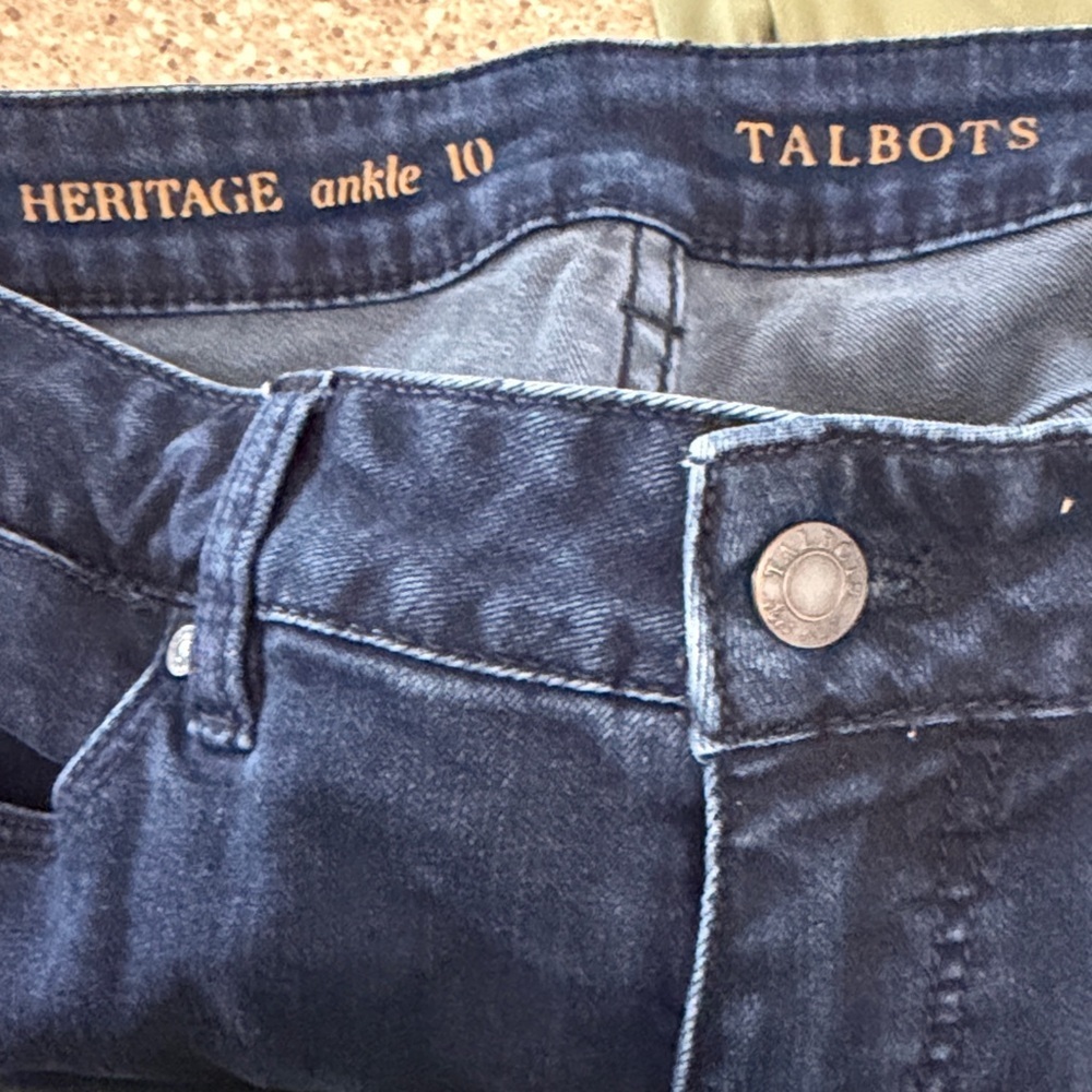 Talbots Women's Dark Blue Heritage Jeans - Picture 6 of 9